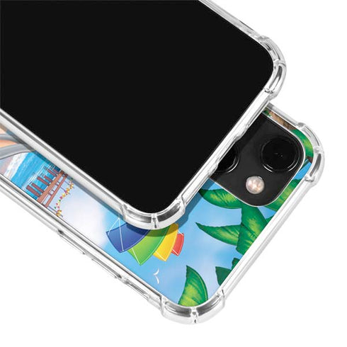Looney Tunes Beach iPhone 14 Clear Case